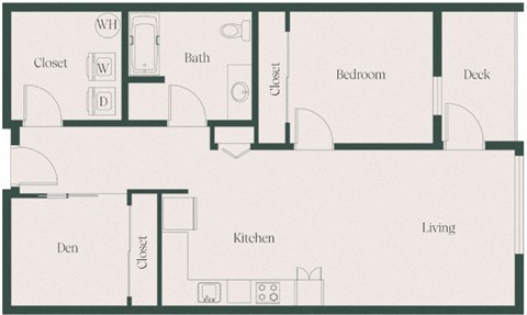 1B1B_G at Cru at Willows Apartments, Redmond, WA, 98052